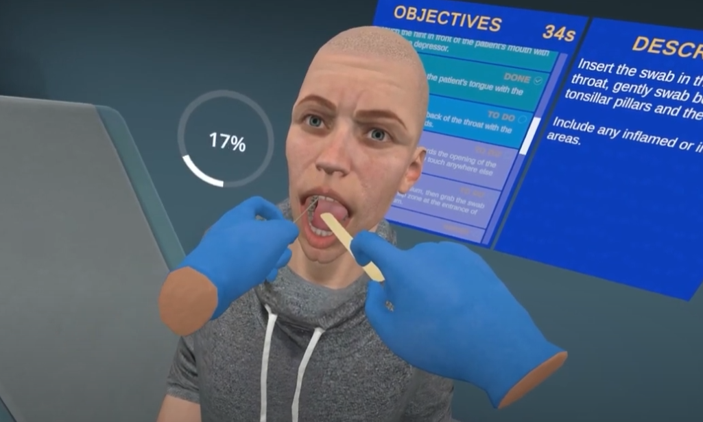 Using VR to Increase Training Opportunites for Healthcare Students and Practitioners