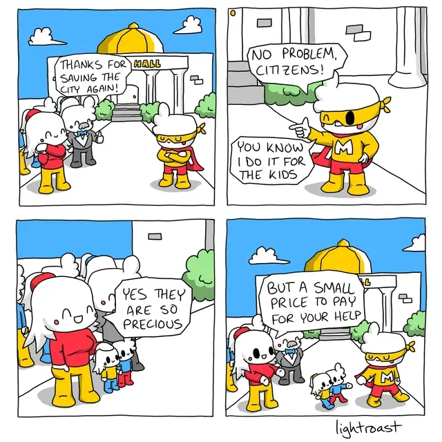 Panel 1: nullPanel 2: nullPanel 3: nullPanel 4: nullThis is the end of the comic.