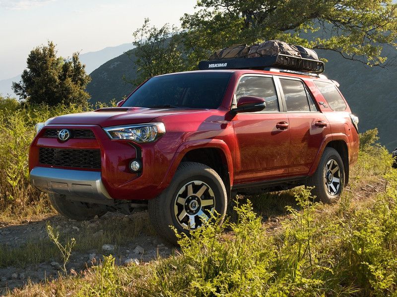 2018 Toyota 4runner red side ・  Photo by Toyota 