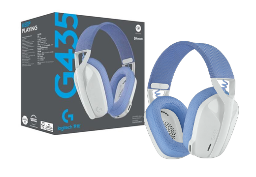 Imagem do produto Headset Gamer Sem Fio Logitech G435 LIGHTSPEED – Branco em Mercado Livre