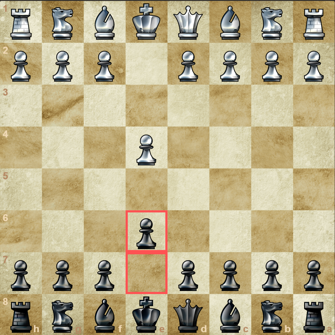 Chess Opening For Black Against e4, French Defense