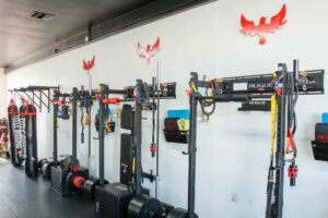 Fitness equipment at Iron Bird Fit in Fresno, CA