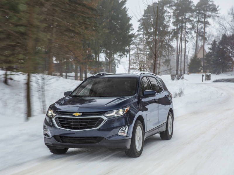 2018 Chevrolet Equinox front three quarter hero ・  Photo by General Motors