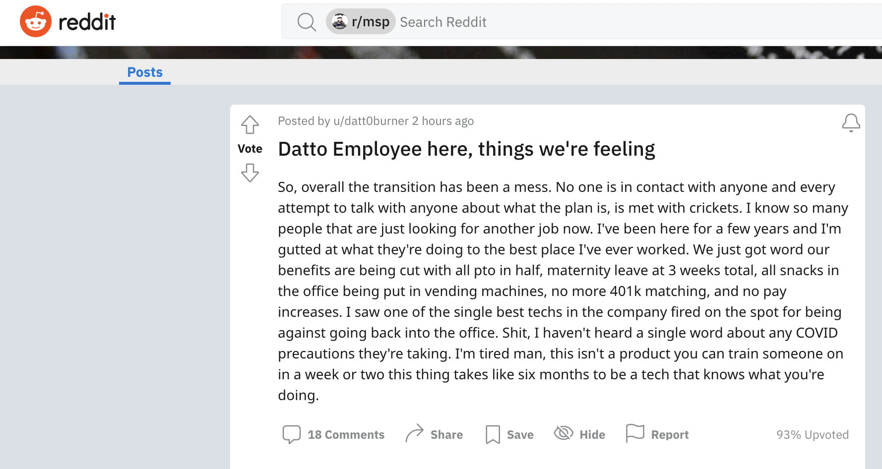 Datto employee on Kaseya acquisition issues.png