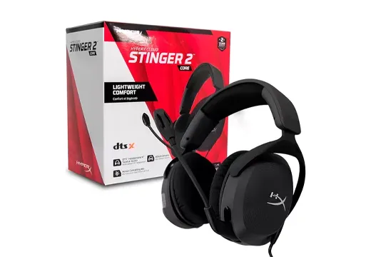 Imagem do produto Headsets Gamer Com Fio - HyperX Cloud Stinger 2 Core (Preto) em Mercado Livre