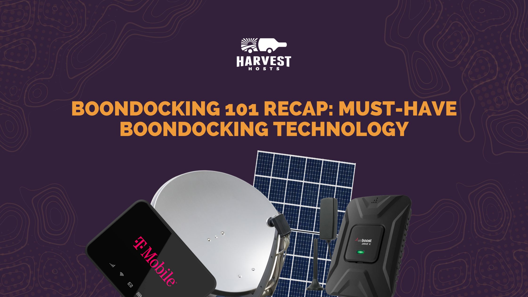 Boondocking 101 Recap: Must-have Boondocking Technology