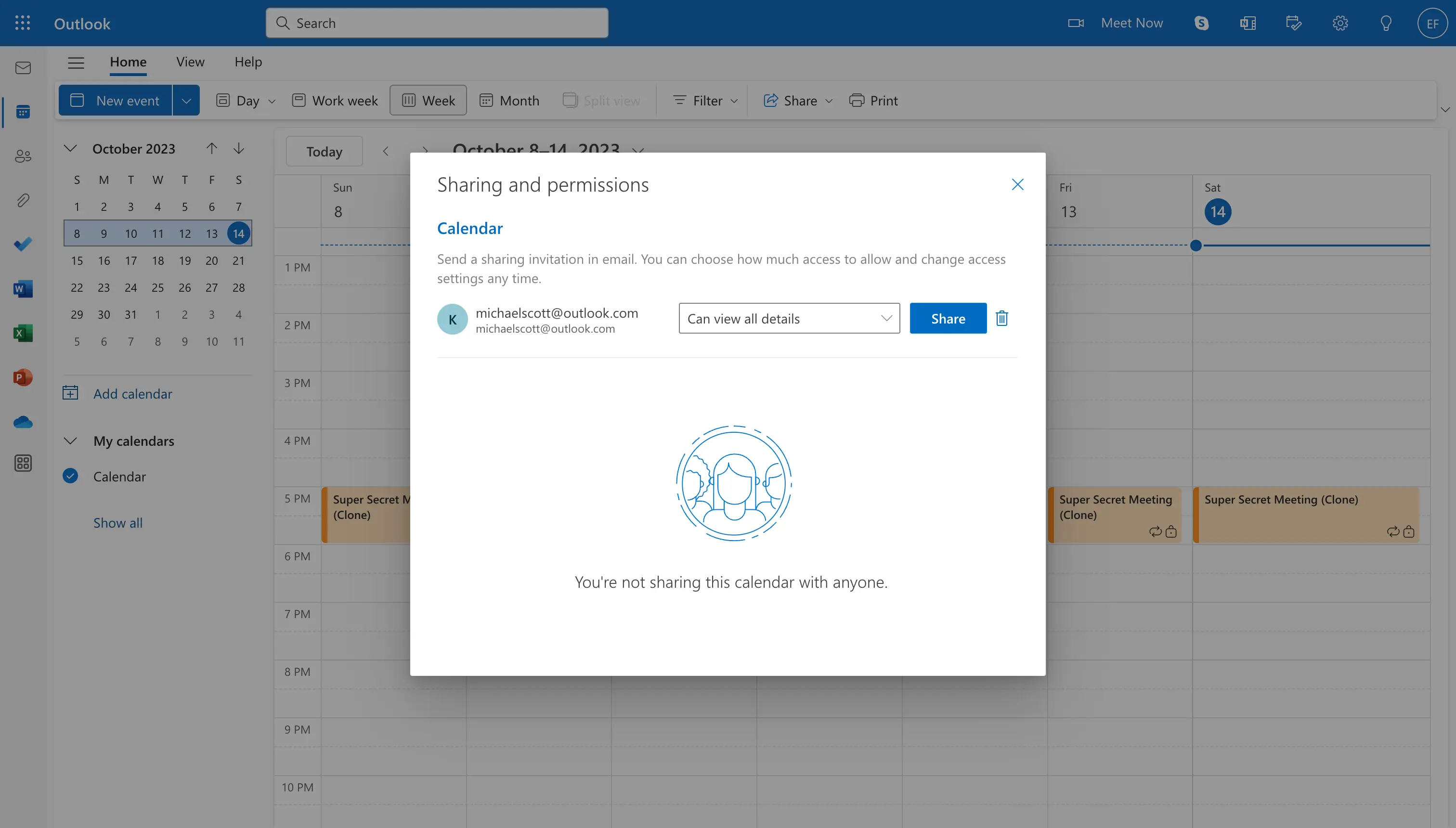 How To Share Outlook Calendar 