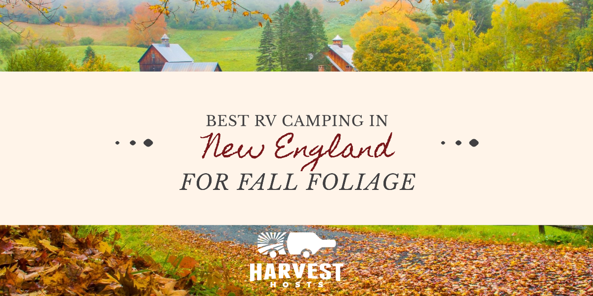Best RV Camping in New England for Fall Foliage