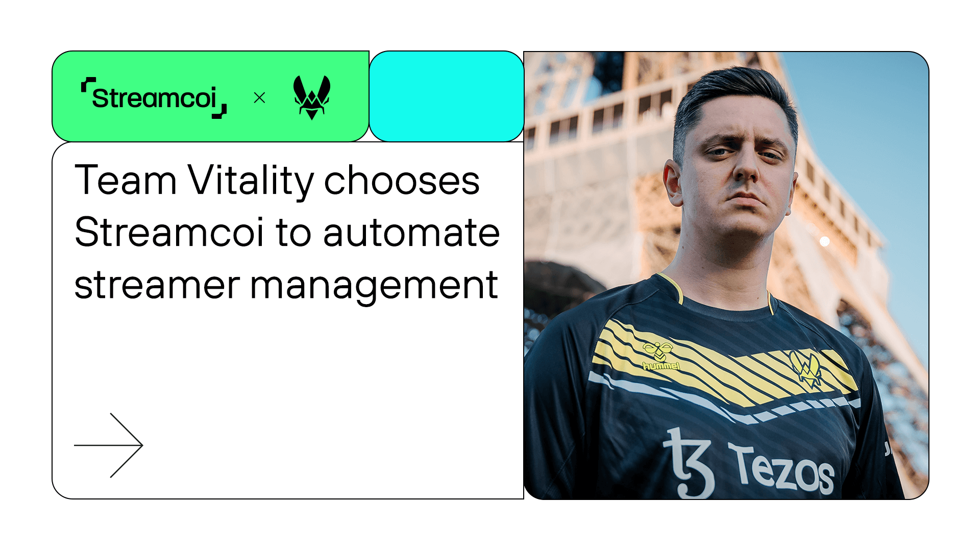Team Vitality chooses Streamcoi to automate Twitch streamer management and maximise visibility for its partners