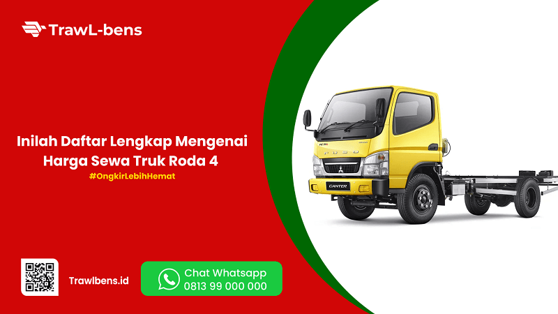 Inilah Daftar Lengkap Mengenai Harga Sewa Truk Roda 4 