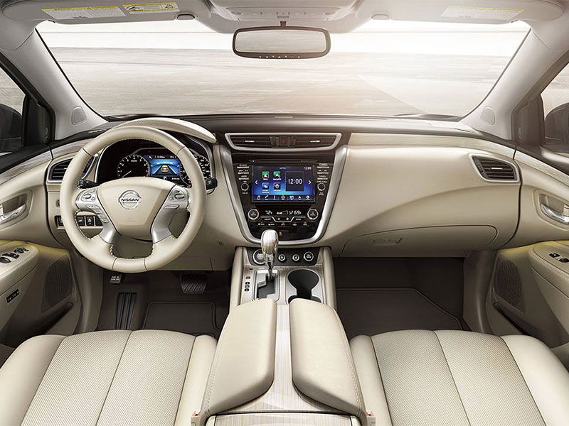 2016 nissan murano interior console cashmere leather ・  Photo by Nissan 