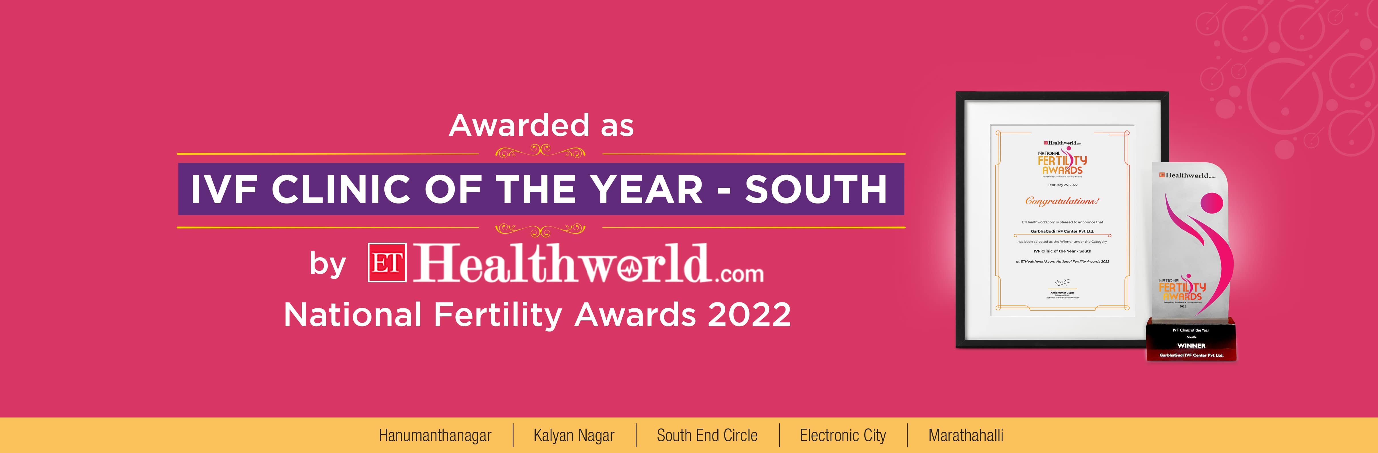 Best IVF Clinic of the Year - ETHealth