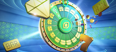 Lemon Casino kezdőképernyő a mobilalkalmazásban, amely a játékkategóriákat és akciókat mutatja