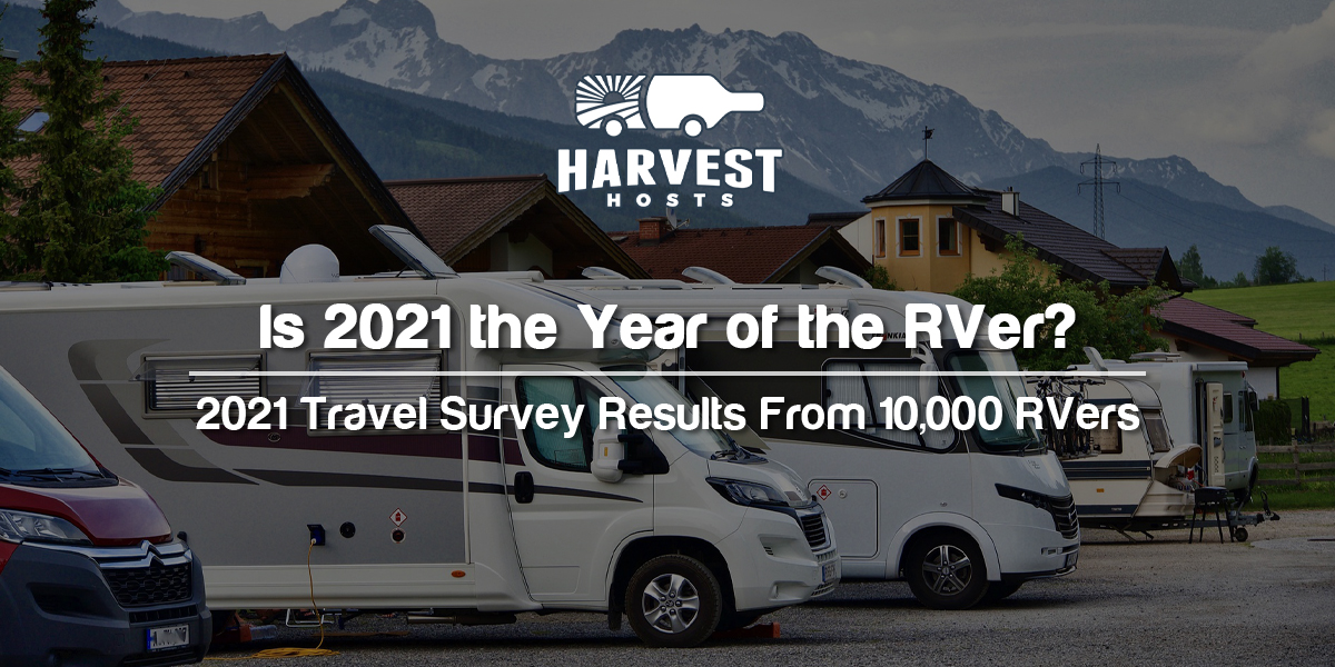 Is 2021 the Year of the RVer? 2021 Travel Trends Survey Results From 10,000 RVers