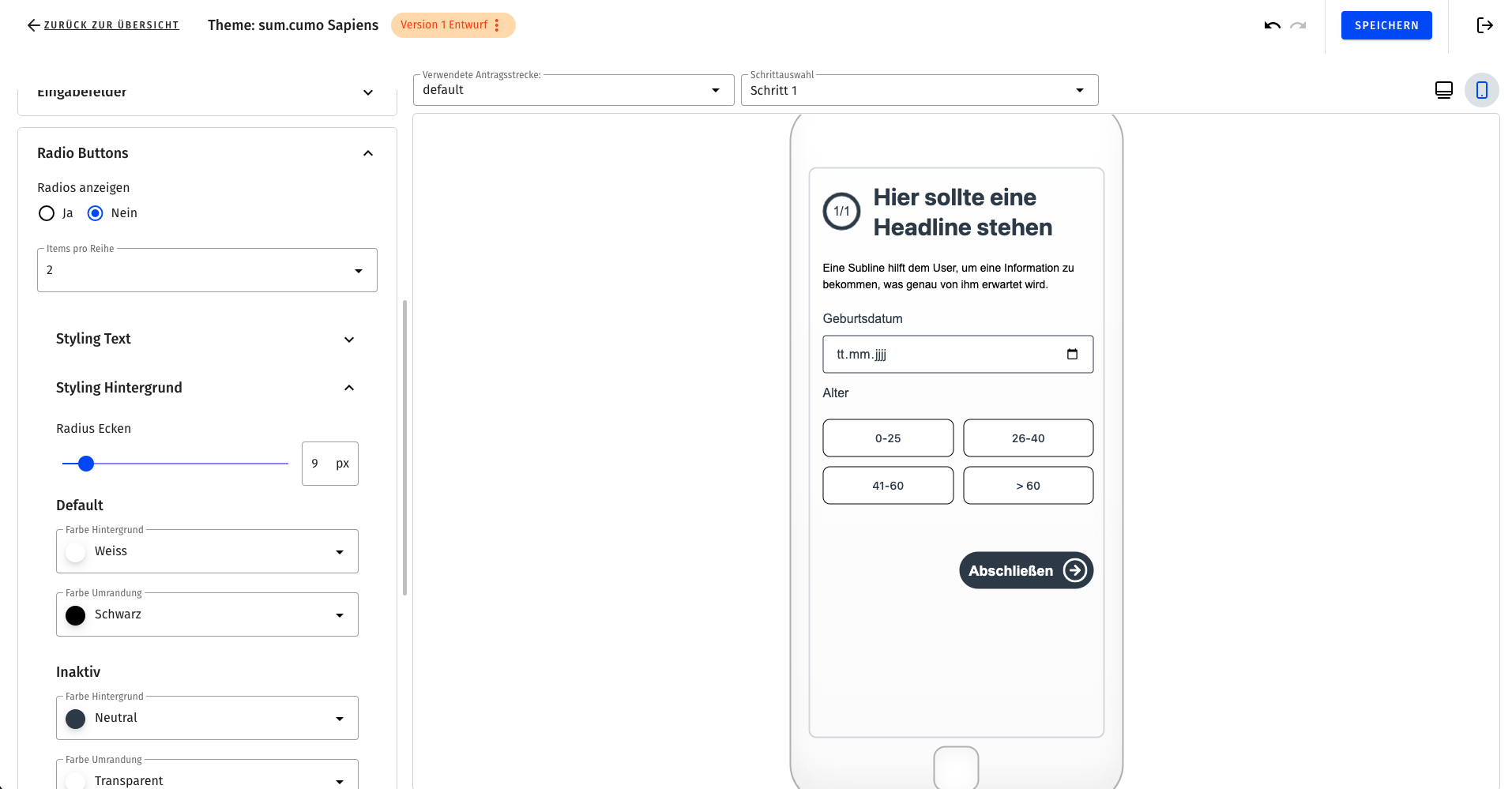 SCIP Sales Theme Designer