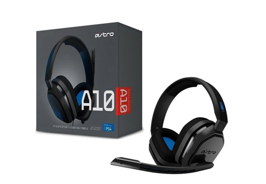Imagem do produto Headset ASTRO Gaming A10 - Preto/Azul em Kabum