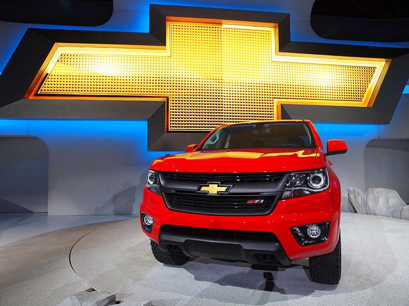 2015 Chevy Colorado at the 2013 Los Angeles Auto Show ・  Photo by Megan Green