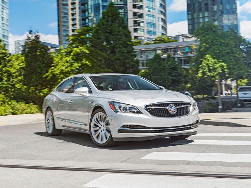 2017 Buick LaCrosse front angle ・  Photo by General Motors