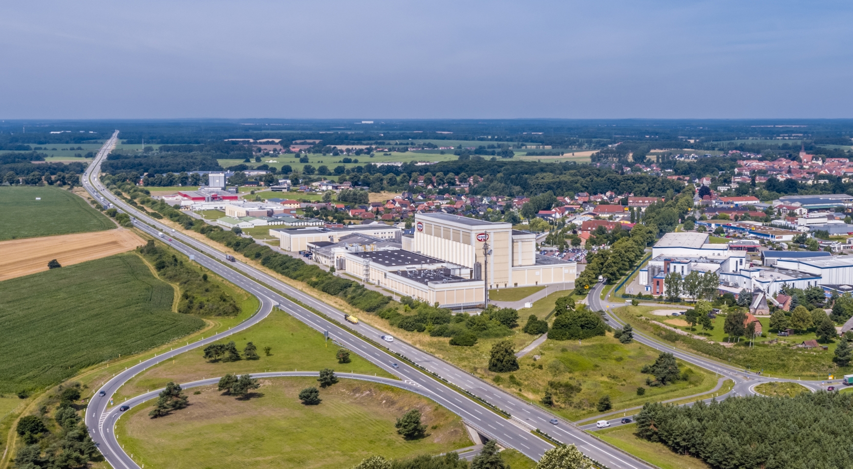 Frozen pizza from East Germany - The Dr. Oetker factory in Wittenburg