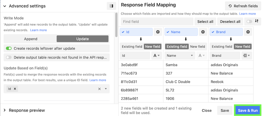 save & run response field mapping.png