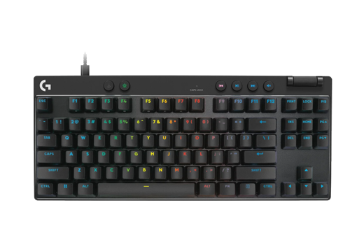 Imagem do produto Teclado Mecânico Gamer com fio Logitech G Pro X TKL Rapid Switch Brown Tactile - Preto em Carrefour