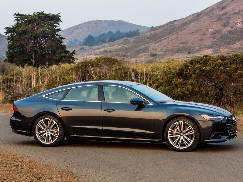 2019 Audi A7 Gray Side Profile ・  Photo by Audi 