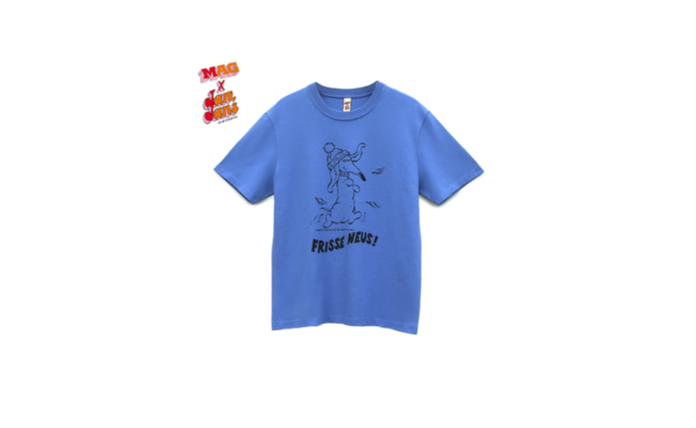 MAG x Jans: T-shirt Frisse Neus Indigo