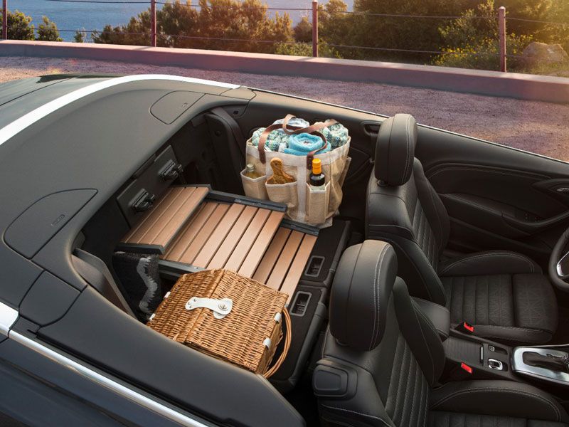 2016 Buick Cascada cargo in backseat ・  Photo by General Motors