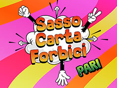 Sasso Carta Forbici Pari