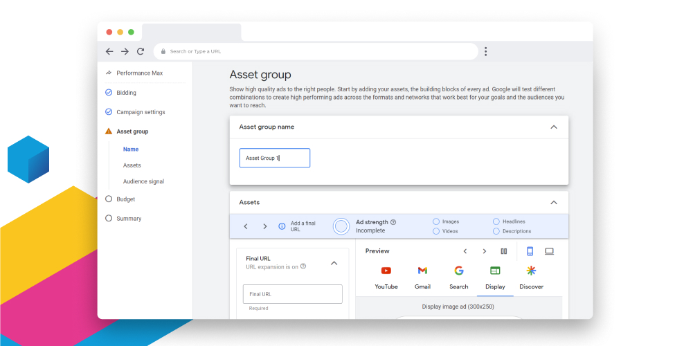 Manage your PMax asset groups