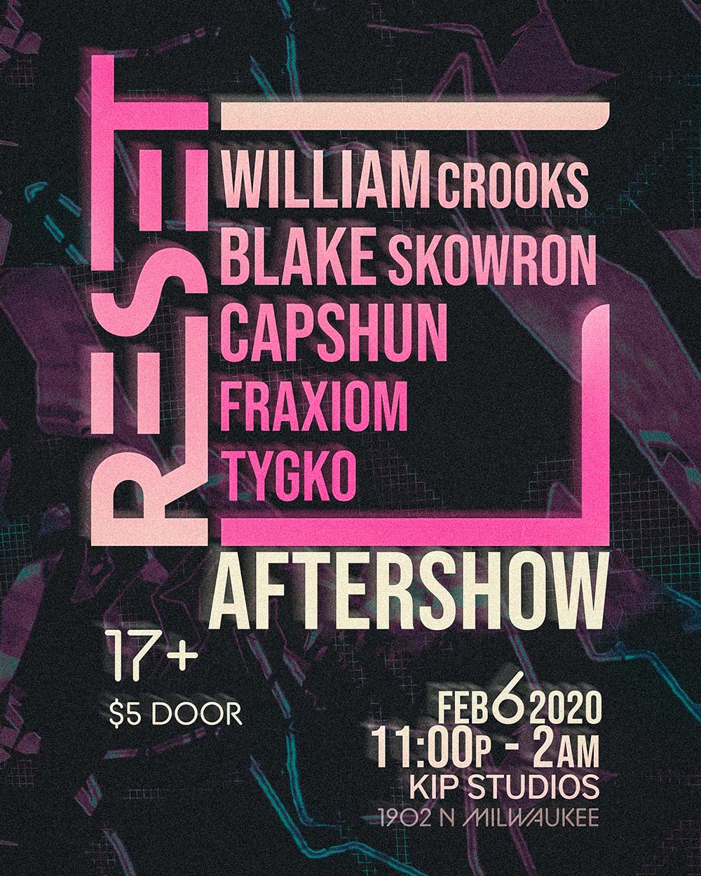 HXRY® Afters w/ Blake Skowron, capshun, Fraxiom & more flyer