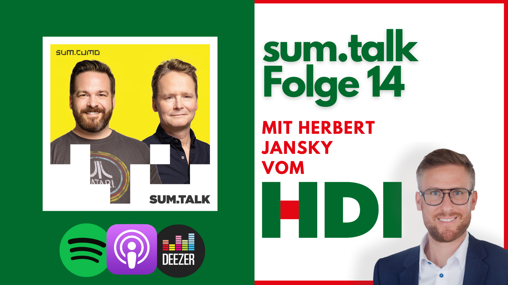 sum.talk Folge 14: Das digitale Schnellboot auf der Grünen Wiese?! (Mit Herbert Jansky vom HDI)