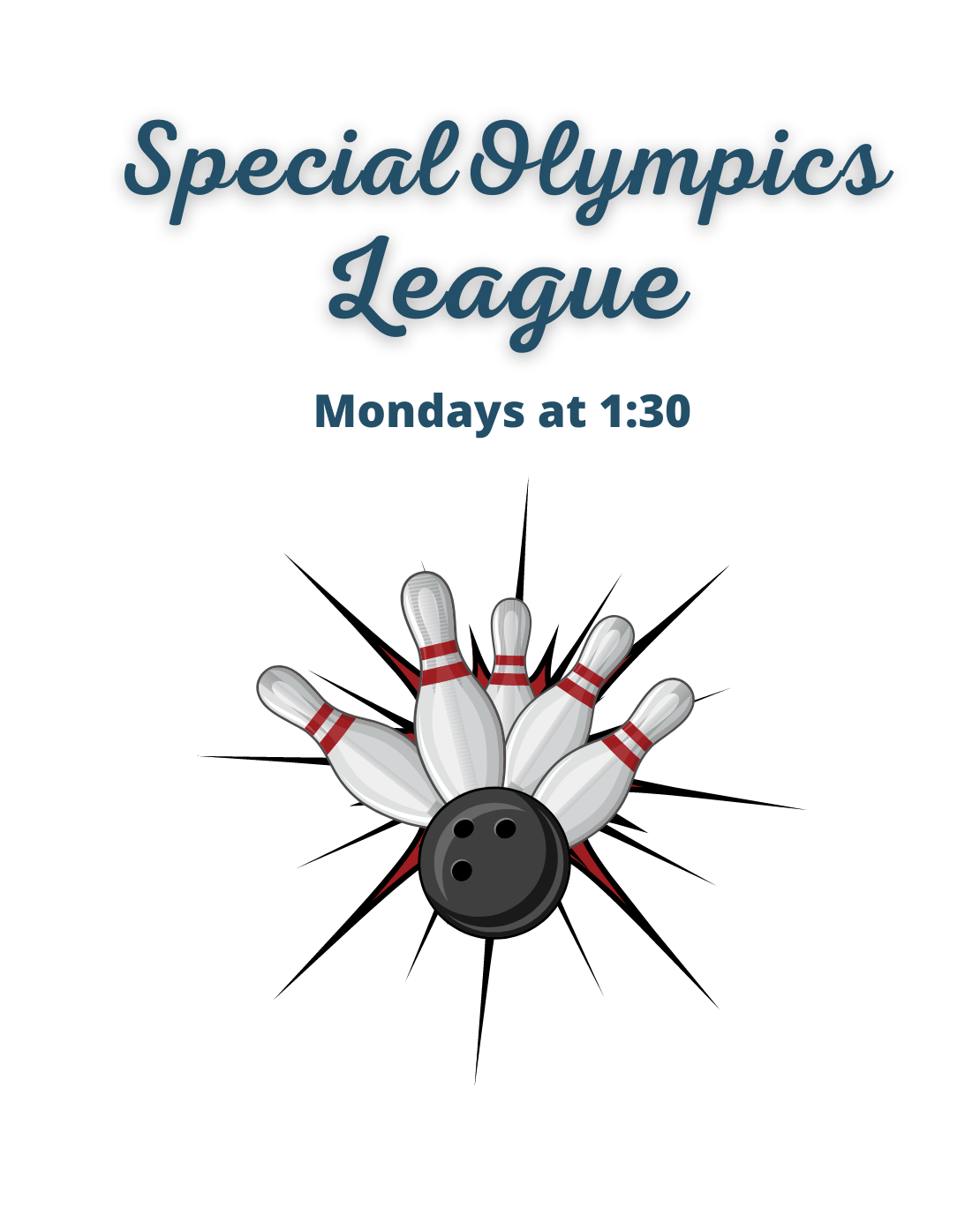 Special Olympics League Poster