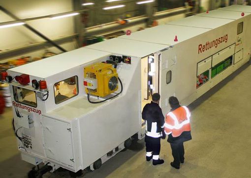 Unit for cooling a train in Austria