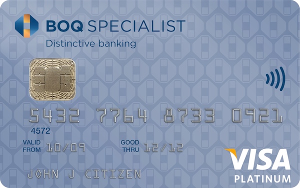 BOQ Specialist Platinum Velocity Card BAU offer