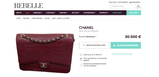 Chanel bei Rebelle