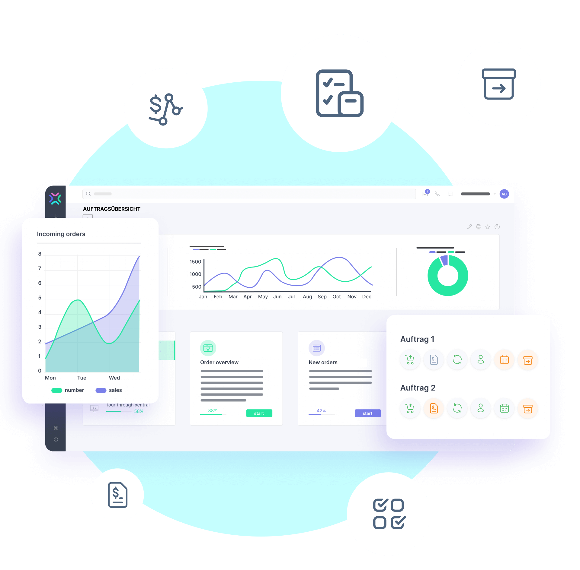 Eine ERP Plattform für alle Business-Bereiche | Xentral