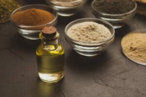 Ayurvedic oils, herbs and spices