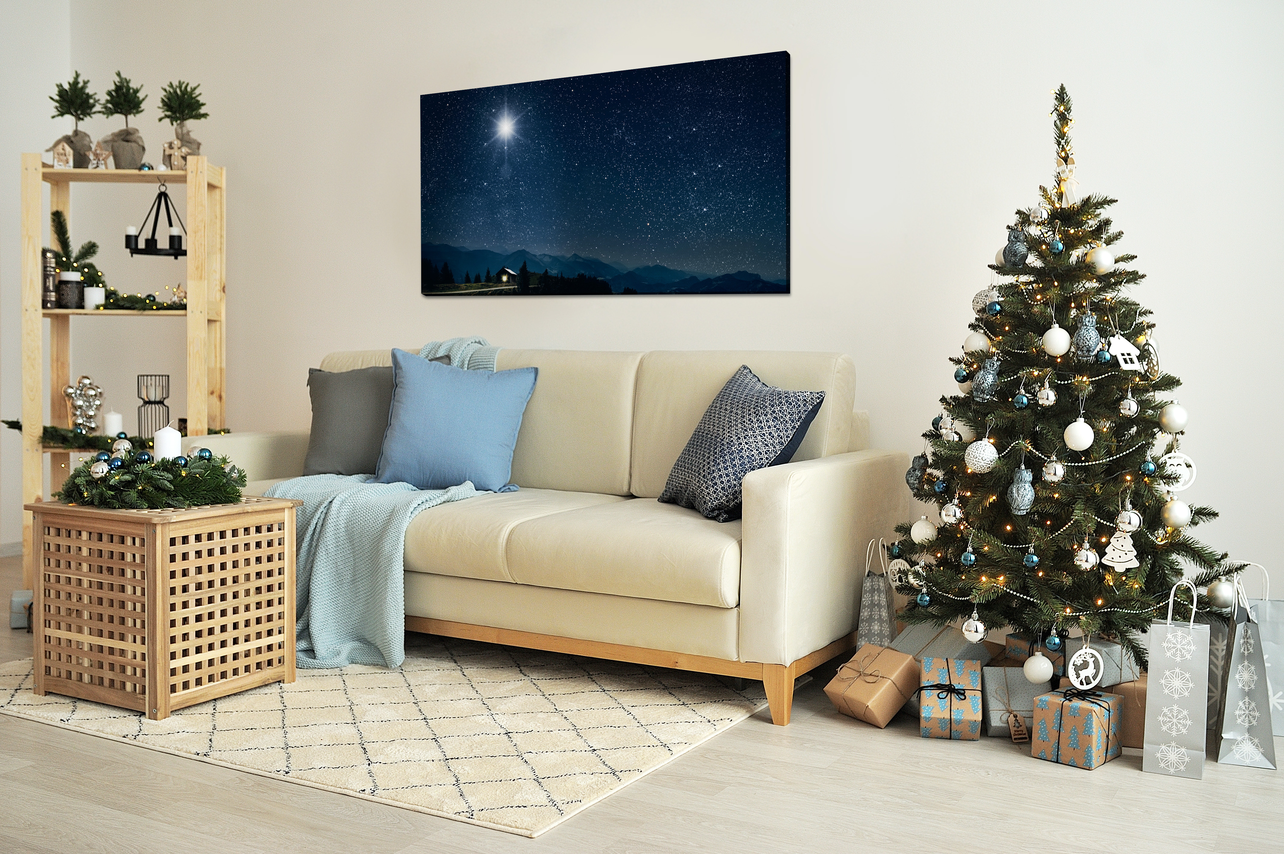 Canvas print of Star of Bethlehem