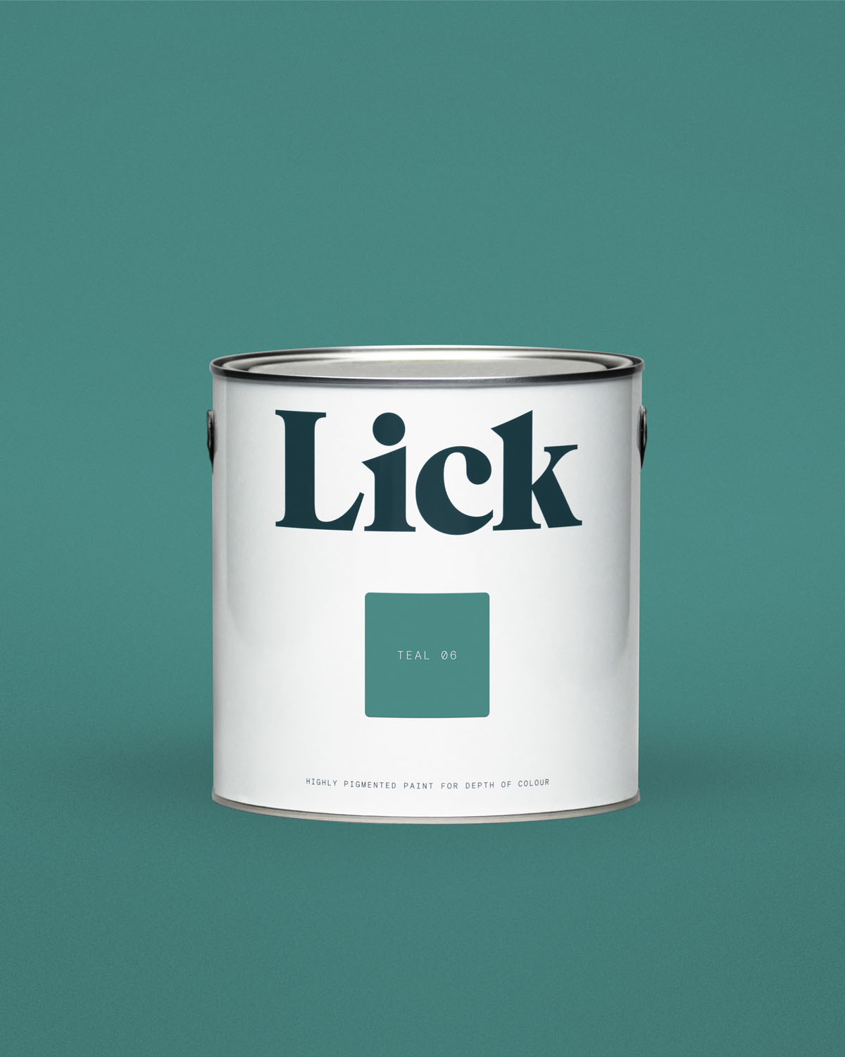 Teal 06 Vibrant Teal Paint Matt Emulsion Paint Lick