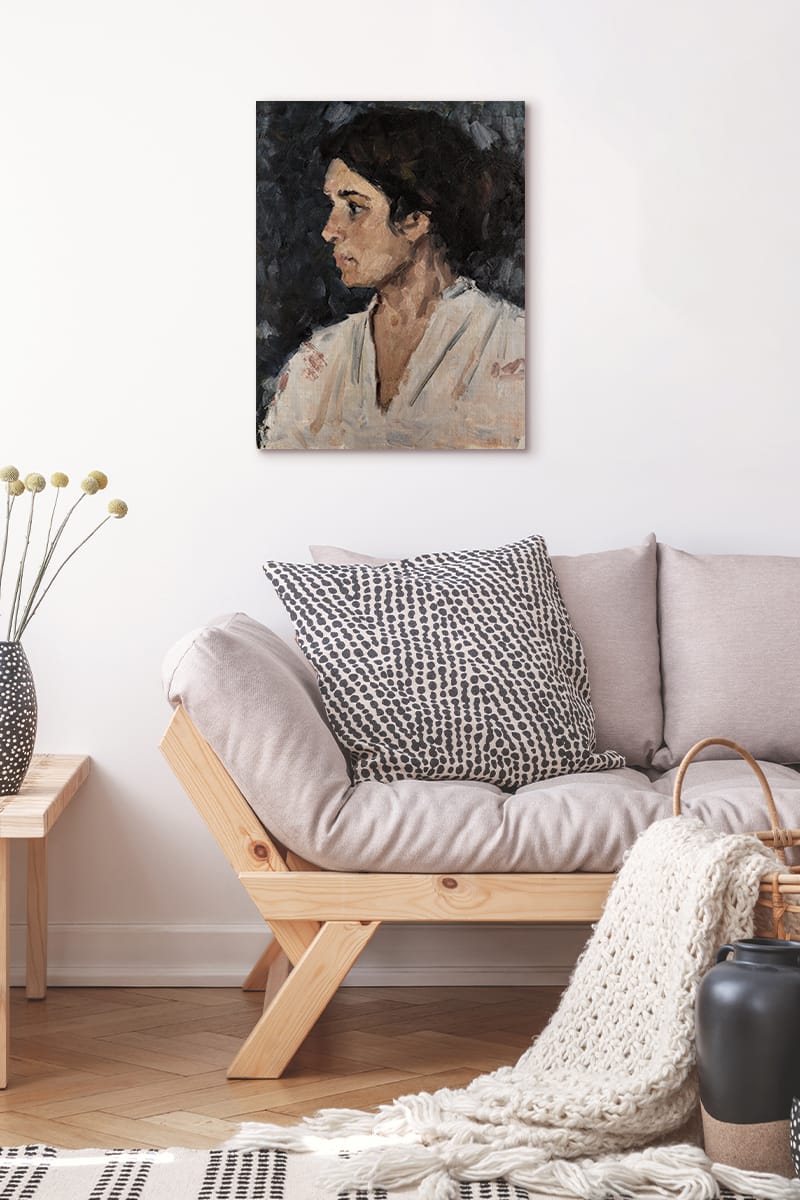 Portrait canvas print