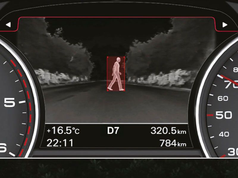 Car infrared hot sale night vision