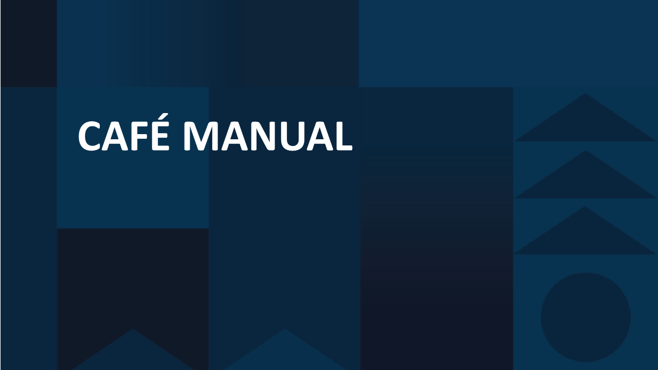 Cafe Manual