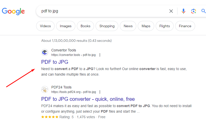 How to convert pdf to jpg