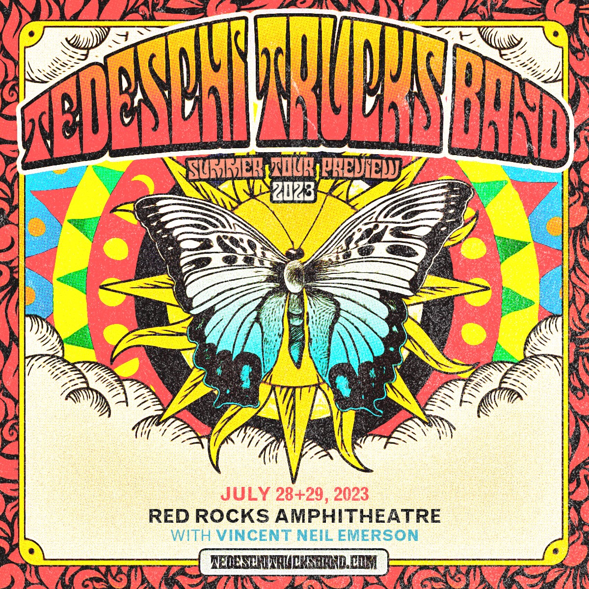 Tedeschi Trucks Band Shuttle To Red Rocks July 29, 2023 CID Colorado