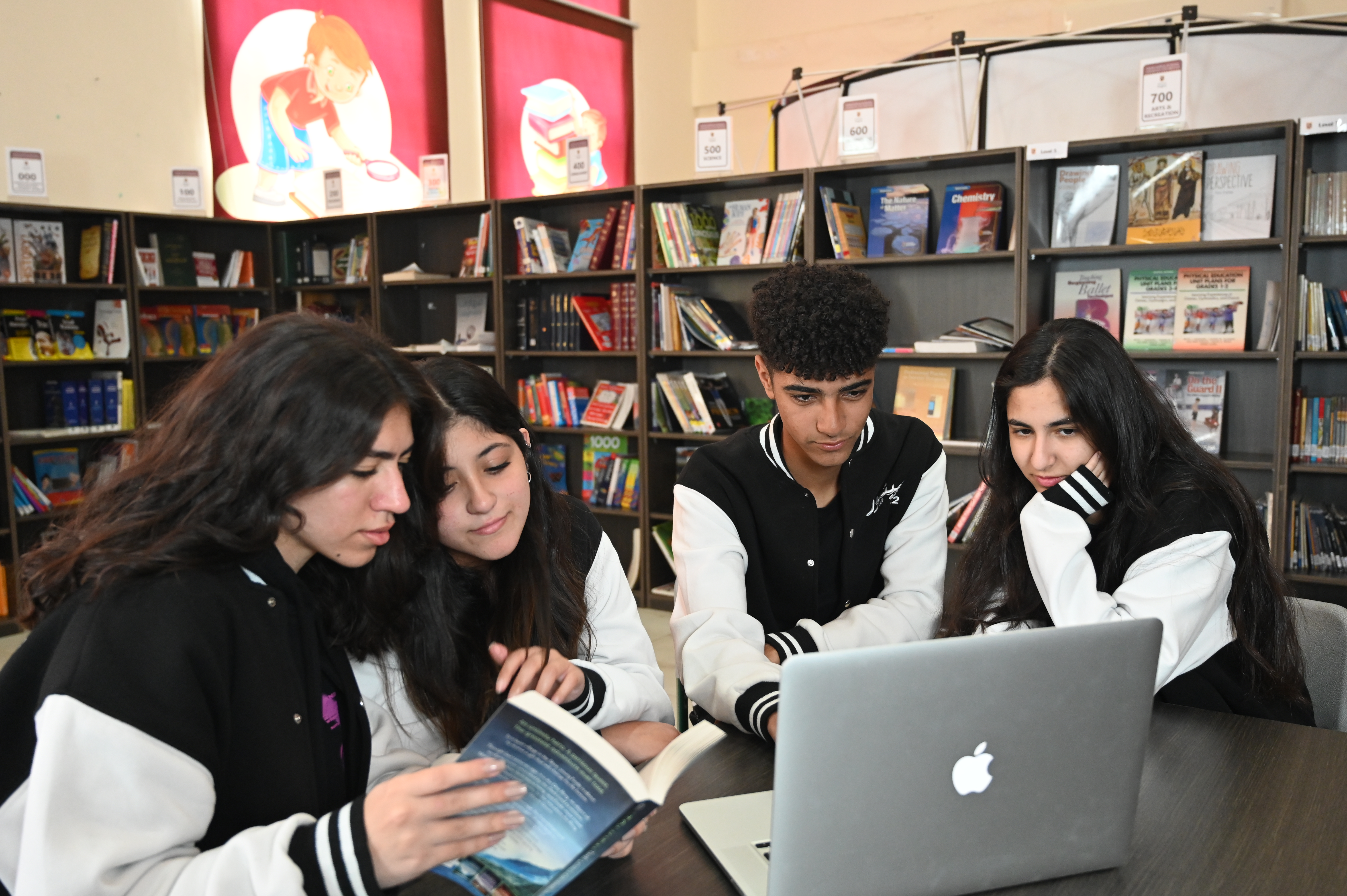 Students play sports at NewCastle School Egypt