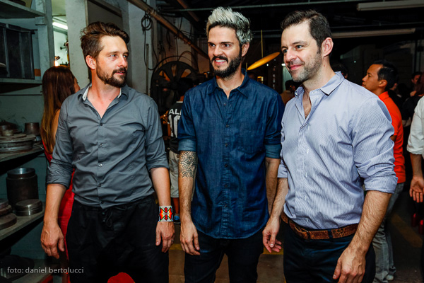 Marko Brajovic, Guto Requena e Mauricio Arruda