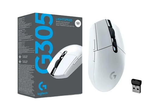 Imagem do produto Mouse Gamer sem fio Logitech G305 - Branco em Magazine Luiza