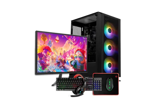 Imagem do produto PC Gamer Completo Mancer, AMD RYZEN 5, 16GB DDR4, SSD 480GB, Fonte 500W 80 Plus em Amazon