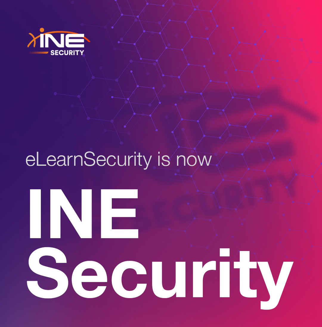 INE Introduces INE Security: eLearnSecurity is now INE Security | INE
